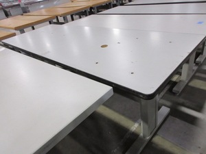 lot 581 image: BOSTON TECHNICAL HEIGHT ADJUSTABLE TABLES