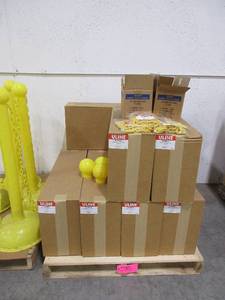 lot 406 image: STANCHIONS AND ACCESSORIES  FROM U-LINE-NEW