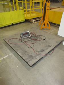 lot 418 image: RICE LAKE ROUGH DECK INDUSTRIAL FLOOR SCALE