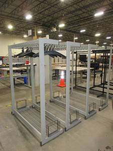 lot 427 image: MAGNUSON GROUP COAT RACKS