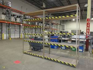 lot 429 image: WAREHOUSE SHELVING UNITS