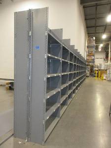 lot 430 image: TENNSCO MASSIVE SHELVING UNIT