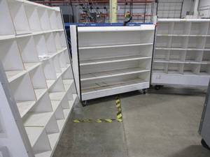 lot 330 image: STEELWORKS, CUSTOM MADE, HEAVY DUTY SHOP CARTS