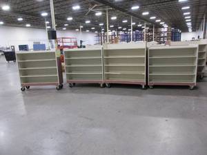 lot 340 image: HEAVY DUTY ROLLING CARTS IN VARIOUS STATES OF REPAIR