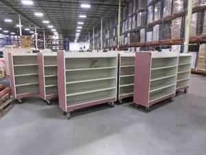 lot 341 image: HEAVY DUTY ROLLING CARTS IN VARIOUS STATES OF REPAIR
