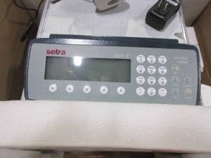 lot 376 image: SETRA, COUNTING SCALE WITH DISPLAY, SCANNER AND POWER CORD