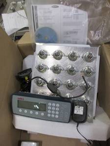lot 378 image: SETRA, COUNTING SCALE BASE WITH ROLLER TOP, DISPLAY, SCANNER AND POWER CORD