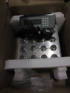 lot 380 image: SETRA, COUNTING SCALE BASE WITH ROLLER TOP ACCESSORY, DISPLAY, SCANNER AND ROLLER TOP