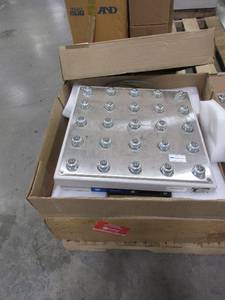 lot 382 image: FAIRBANKS ROLLER TOP DIGITAL SCALES WITH 250 LB CAPACITY