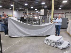lot 604 image: CLOTH MACHINE COVERS