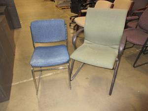 lot 658 image: MISC.  UPHOLSTERED CHAIRS