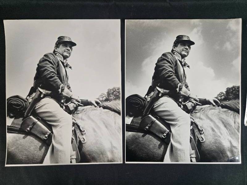 lot 83 image: Collection of Black and White Civil War Reenactment Photographs