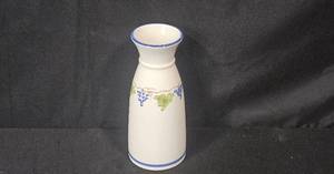 lot 30 image: Vintage Giovanni Vietri 10 Inch Hand Painted Ceramic Pitcher Vase