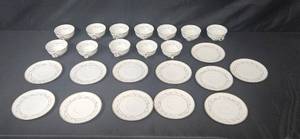 lot 47 image: Set of 12 Noritake Sherwin Fine China Cups and Saucers