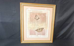 lot 113 image: Framed Limited Edition William Marlow Butterfly Print View II 158300