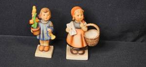 lot 119 image: Set of 2 Vintage Hummel Goebel Figurines Made in West Germany