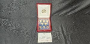 lot 120 image: 2011 United States Presidential Dollar Coin Set in Display Case