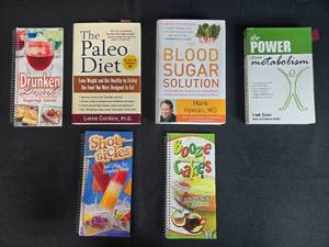 lot 153 image: Lot of 6 Cookbooks and Diet & Health Books