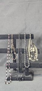 lot 215 image: Collection of Beaded Necklaces Assorted Designs - Display Not Inc