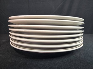 lot 217 image: Set of 8 Noritake Versatone Bleufleur Salad Plates Japan