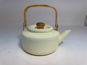 Vintage Enamel Tea Kettle