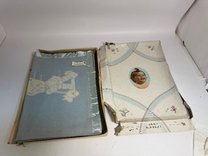 lot 38 image: Vintage Baby Blanket With Original Box