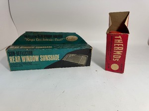 lot 52 image: Sun-Deflector Rear Window Sunshade & Thermos Stronglas Replacement Filler