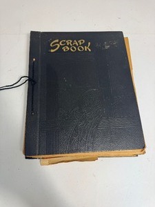 lot 78 image: Scrap Book Full of Vintage Cut Outs