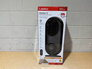 lot 204 image: Lasko Motion X 27 Ceramic Console Space Heater with Remote Control
