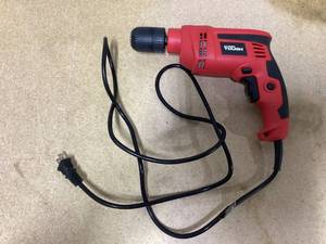 lot 411 image: Hyper Tough 6-Amp 12-Inch Corded Hammer Drill