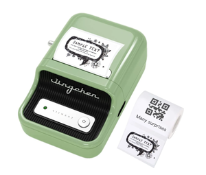 lot 22 image: NIIMBOT B21 Label Maker Machine, 2 inches Barcode Label Printer Wireless Thermal Sticker Printer, 50x30mm Label-230Pcs (Green)