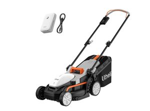 lot 99 image: Litheli Cordless Lawn Mower 13 Inch, U20 Handy 20V Electric Lawn Mowers for Garden, Yard and Farm