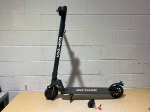 lot 43 image: GOTRAX G2Plus Foldable Electric Scooter for Adult Teens Age of 8 with 6 Tires, 200W 12mph, Gray