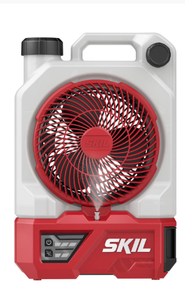lot 335 image: SKIL 20V 7 In. Misting Fan and Collapsible Lantern Combo