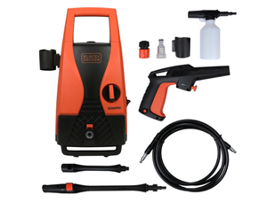 lot 318 image: BLACKDECKER PW1450TD 1400Watt 105 Bar, 7.1 LMin Flow Rate Pressure Washer for Car wash and Home use