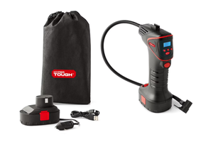 lot 409 image: Hyper Tough DC 12V Cordless Portable Pistol Tire Inflator with Pre-set Digital Gauge-100psi