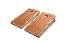 lot 92 image: GoSports 4 ft x 2 ft Commercial Grade Cornhole Boards Set