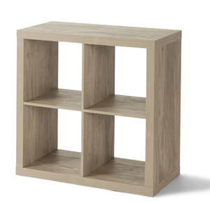 lot 219 image: Better Homes & Gardens 4-Cube Storage Organizer, Natural