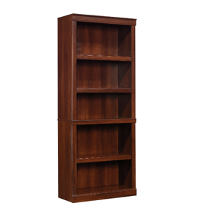 lot 26 image: Realspace 72H 5-Shelf Bookcase, Mulled Cherry