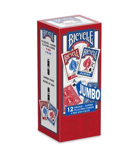 lot 216 image: LOT OF 144 Bicycle Jumbo Faces Playing Cards