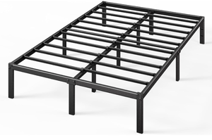 lot 351 image: ZINUS 14 Inch Elias Metal Platform Bed Frame, Steel Support, No Box Spring Needed, Easy Assembly, Queen