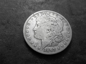 lot 9 image: 1893 Morgan Silver Dollar