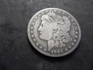 lot 14 image: 1894 O Morgan Silver Dollar