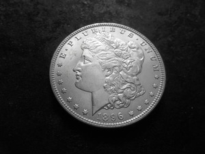 lot 18 image: 1896 Morgan Silver Dollar
