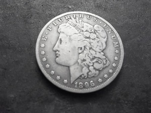 lot 19 image: 1896 O Morgan Silver Dollar