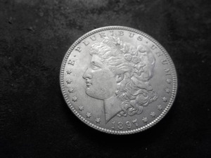lot 21 image: 1897 Morgan Silver Dollar