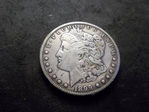 lot 27 image: 1899 Morgan Silver Dollar