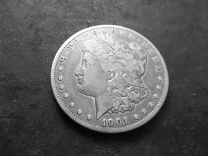 lot 34 image: 1901 S Morgan Silver Dollar