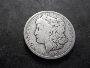 lot 41 image: 1904 Morgan Silver Dollar