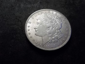 lot 44 image: 1921 Morgan Silver Dollar